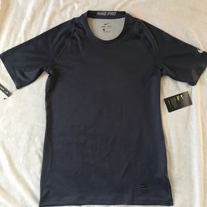 Nike PRO dri-fit tee shirt men’s medium NEW blue